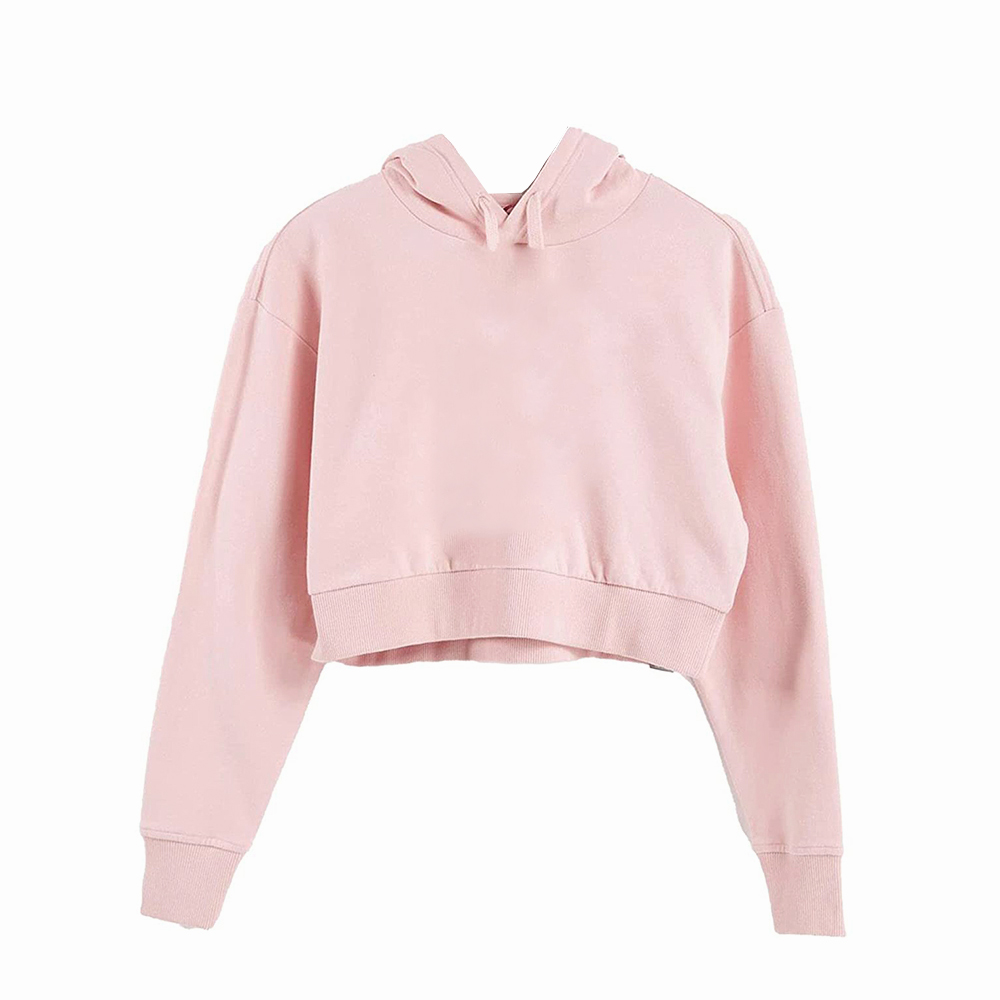 National Apparels Cotton Best Selling Women Crop Top Hoodie Professional Quality 100% Polyester Cotton Made Crop Top Hoodies For Women