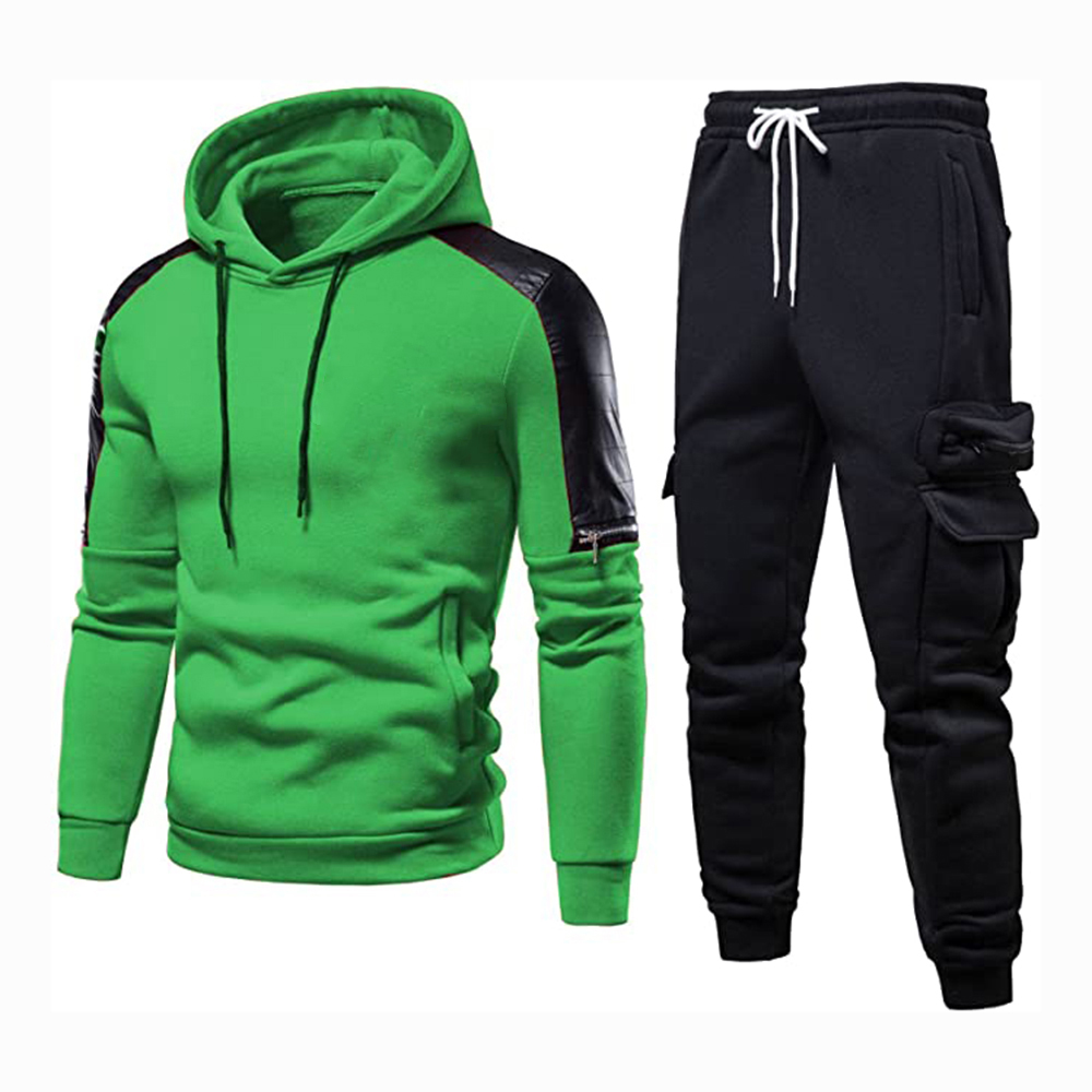 National Apparels Men's Athletic Running Tracksuit Set Casual Full Zip Jogging Sweat Suit