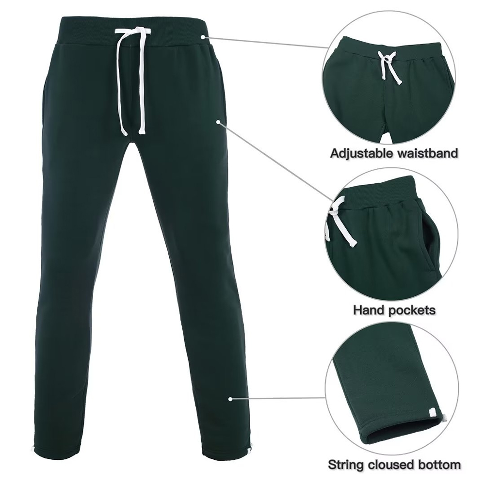 National Apparels Men's Athletic Running Tracksuit Set Casual Full Zip Jogging Sweat Suit