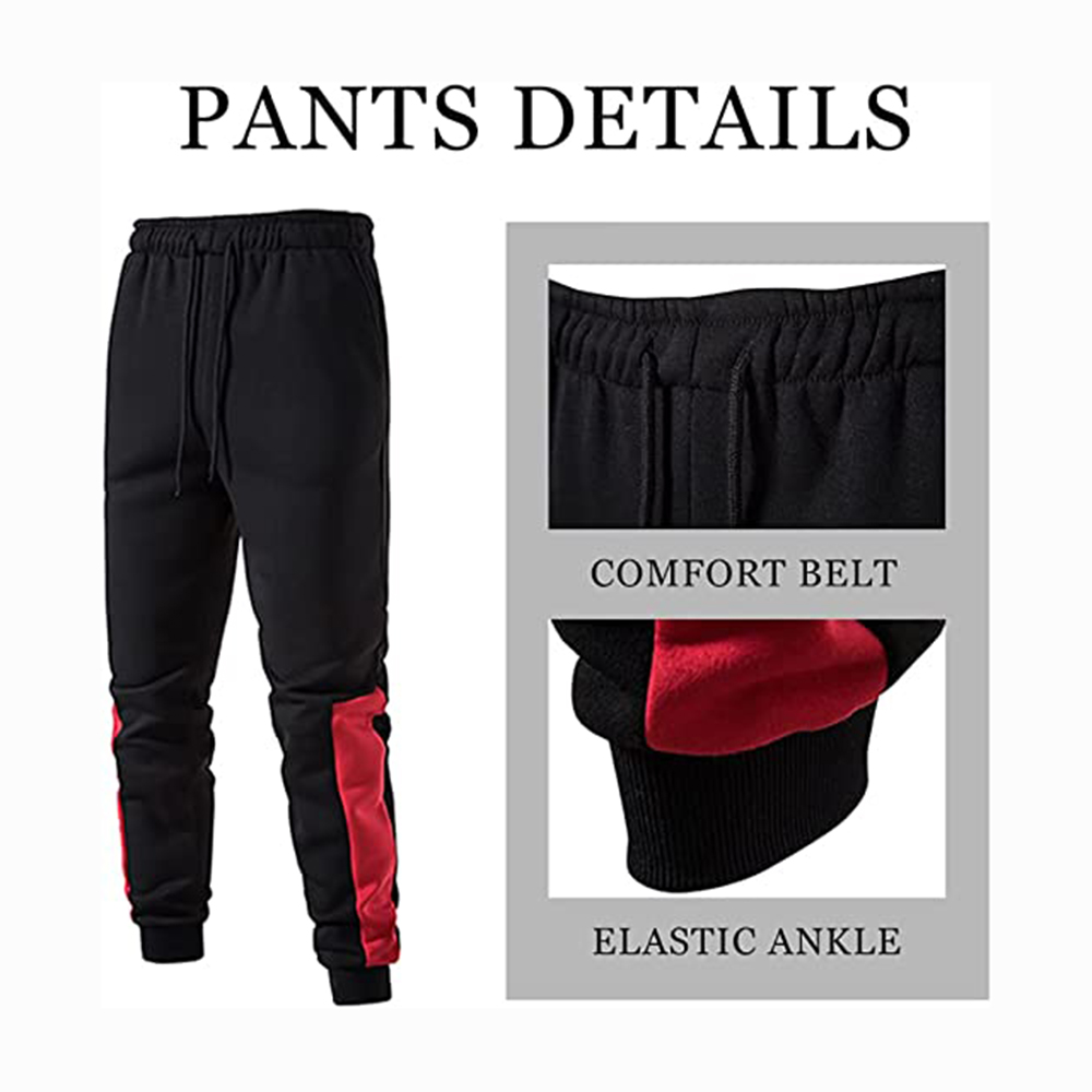 National Apparels Men's Athletic Running Tracksuit Set Casual Full Zip Jogging Sweat Suit