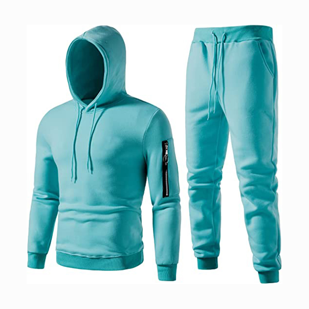 National Apparels Men's Athletic Running Tracksuit Set Casual Full Zip Jogging Sweat Suit
