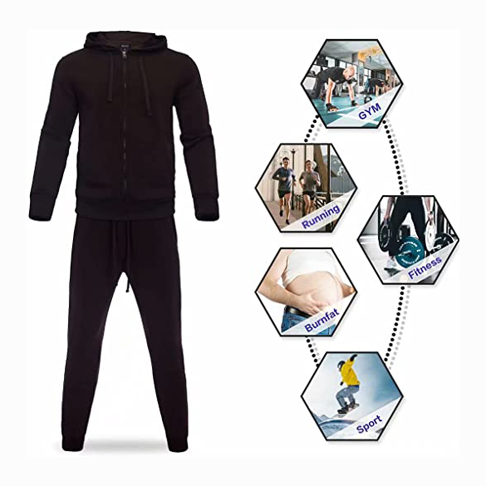 National Apparels Men's Athletic Running Tracksuit Set Casual Full Zip Jogging Sweat Suit