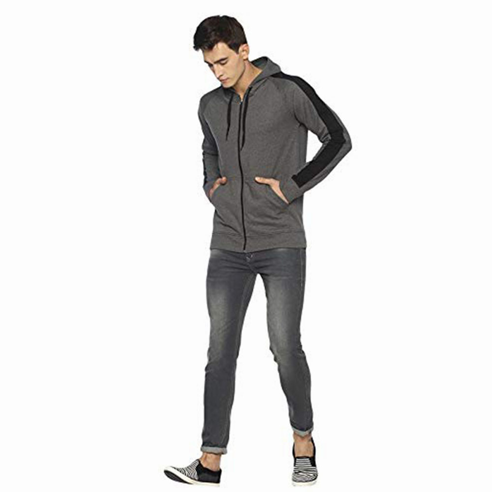 New Arrival Custom Wholesale Blank 300 Gsm Heavyweight 100% Cotton Fleece Pullover Men Hoodie In Bulk