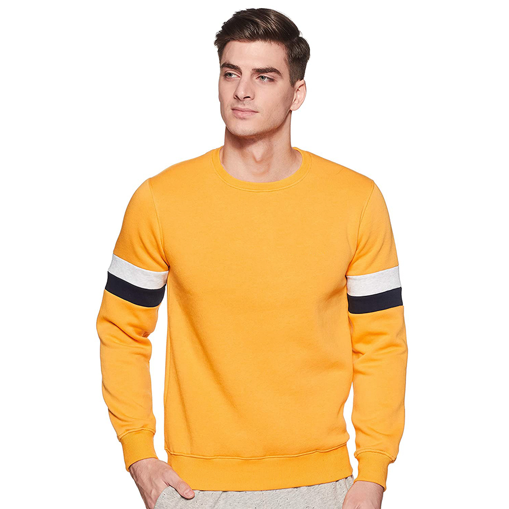 National Apparels Sweatshirt Mens New Multipanel Crewneck Sweatshirt Breathable Wholesale Custom Logo Pullover Sweatshirts