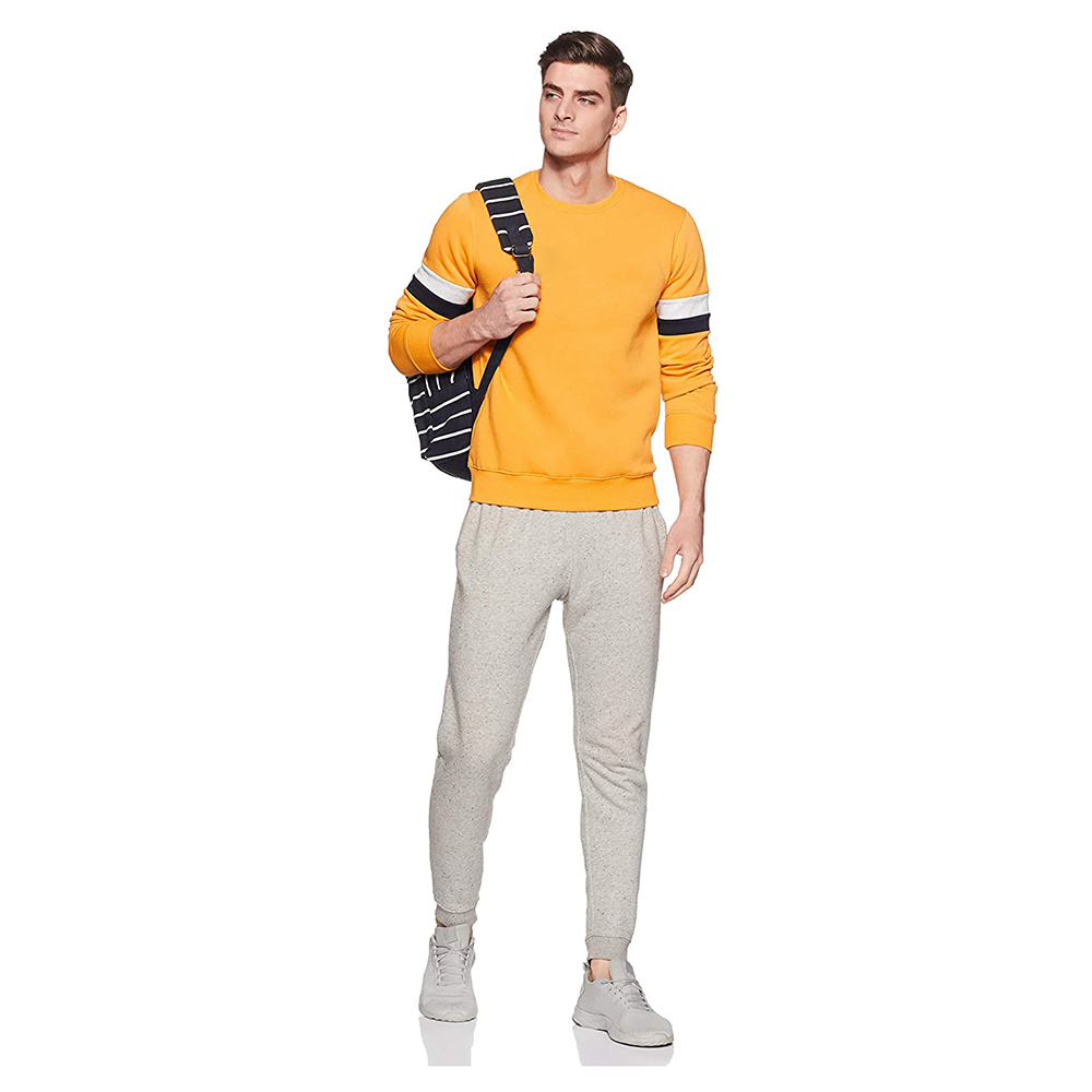 National Apparels Sweatshirt Mens New Multipanel Crewneck Sweatshirt Breathable Wholesale Custom Logo Pullover Sweatshirts