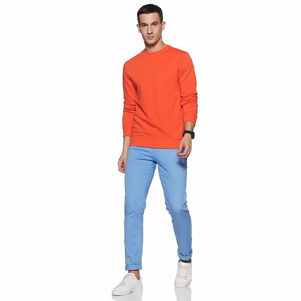 National Apparels Sweatshirt Mens New Multipanel Crewneck Sweatshirt Breathable Wholesale Custom Logo Pullover Sweatshirts