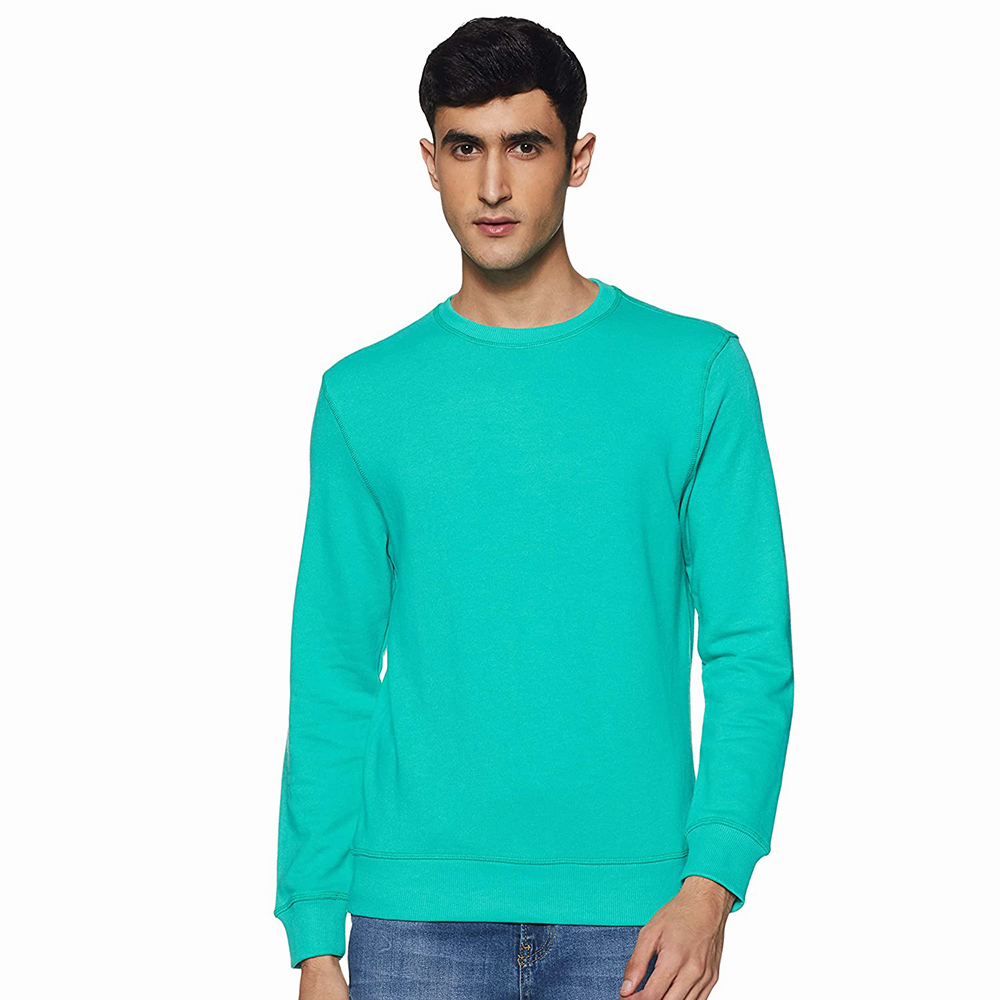 National Apparels Sweatshirt Mens New Multipanel Crewneck Sweatshirt Breathable Wholesale Custom Logo Pullover Sweatshirts