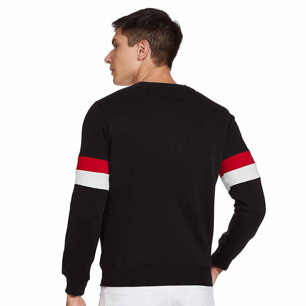 National Apparels Sweatshirt Mens New Multipanel Crewneck Sweatshirt Breathable Wholesale Custom Logo Pullover Sweatshirts