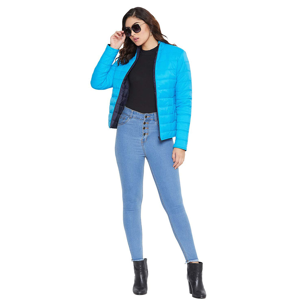 National Apparels Newest Stylish Fashion Womens Down Coat Customized Logo Down Jacket puffer jacket men custom logo