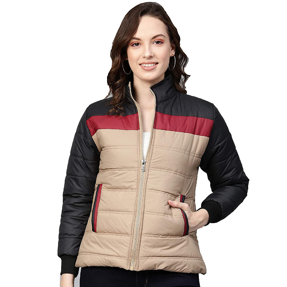 National Apparels Newest Stylish Fashion Womens Down Coat Customized Logo Down Jacket puffer jacket men custom logo