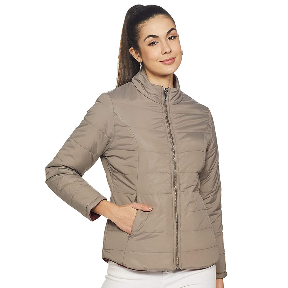 National Apparels Newest Stylish Fashion Womens Down Coat Customized Logo Down Jacket puffer jacket men custom logo