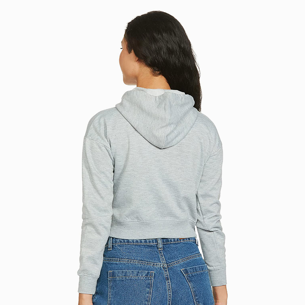 National Apparels Cotton Best Selling Women Crop Top Hoodie Professional Quality 100% Polyester Cotton Made Crop Top Hoodies For Women