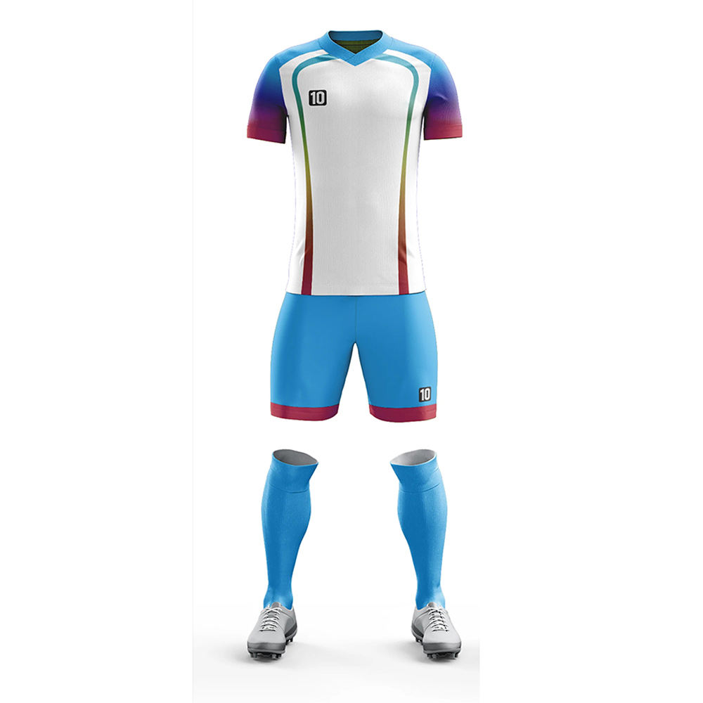 National Apparels 2024 Latest Design Soccer Uniform Set New Arrival Team Name Men Soccer Sports Football Uniforms For Sale
