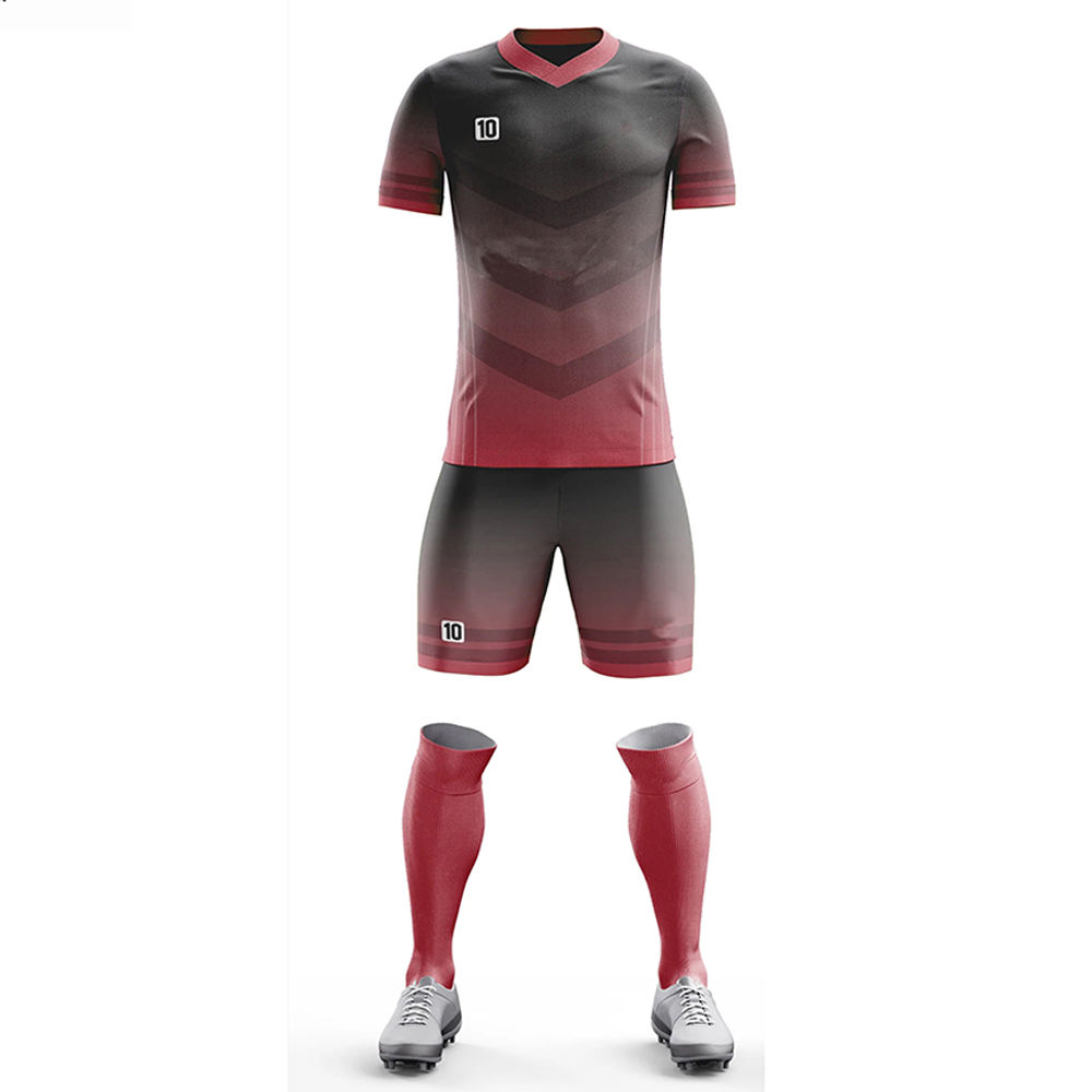 National Apparels 2024 Latest Design Soccer Uniform Set New Arrival Team Name Men Soccer Sports Football Uniforms For Sale